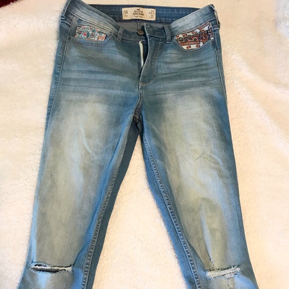Hollister Denim - HOLLISTER Super Skinny high rise Jeans
